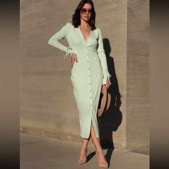 Anya Dress (mint) - Picture 7 of 9